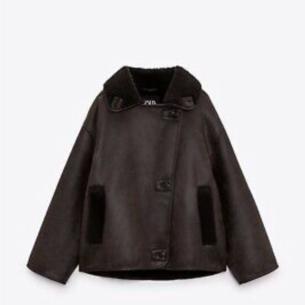 Zara Double Faced Brown Jacket